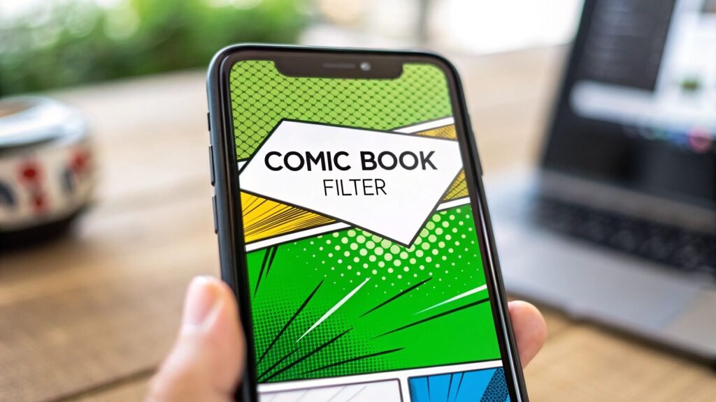 Comic Book Raining Filter How to Use a Comic Book Filter to Create Viral Videos
